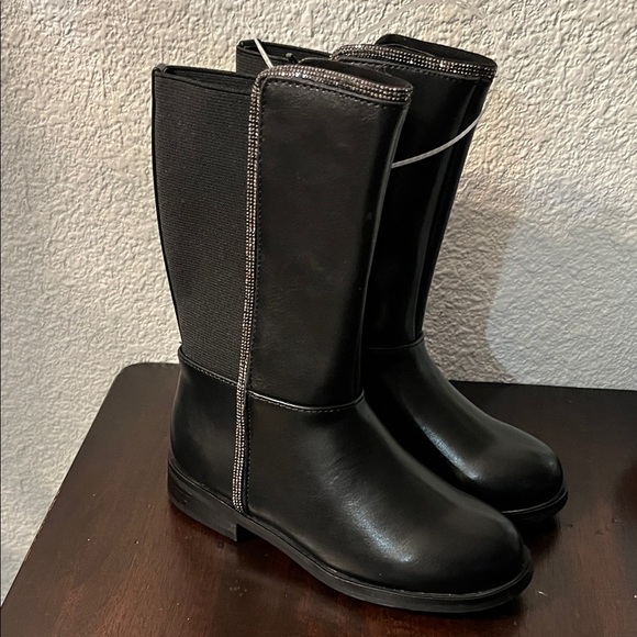 Steve Madden Kids Black Boots - Picture 3 of 14